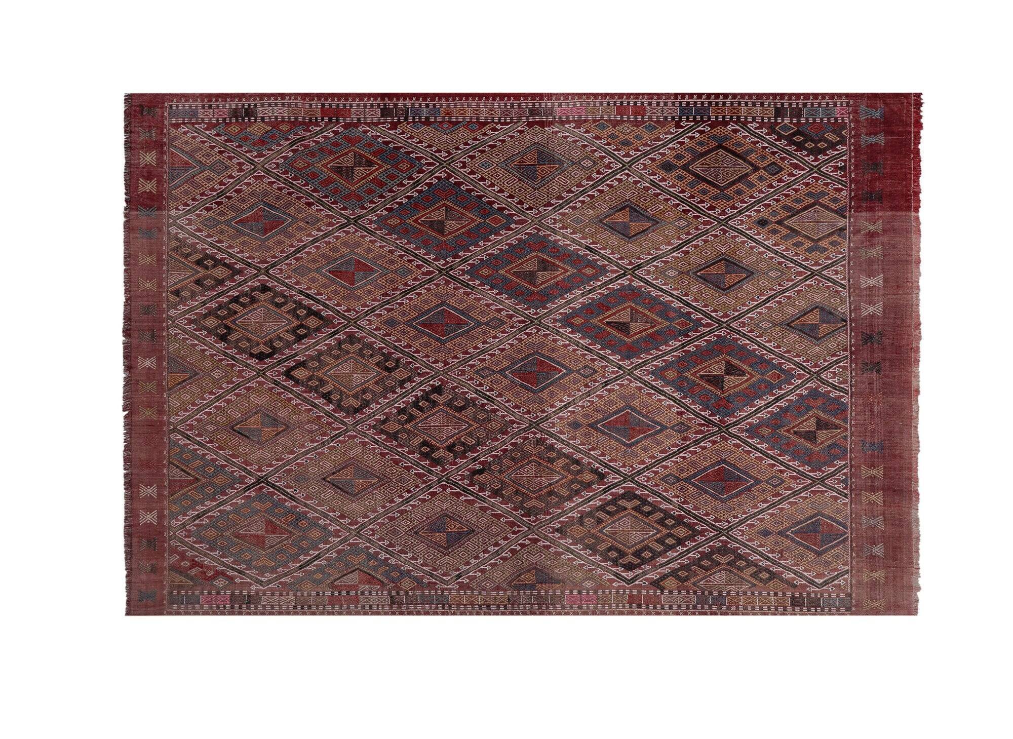 Vintage Turkish kilim handwoven 163x240 cm