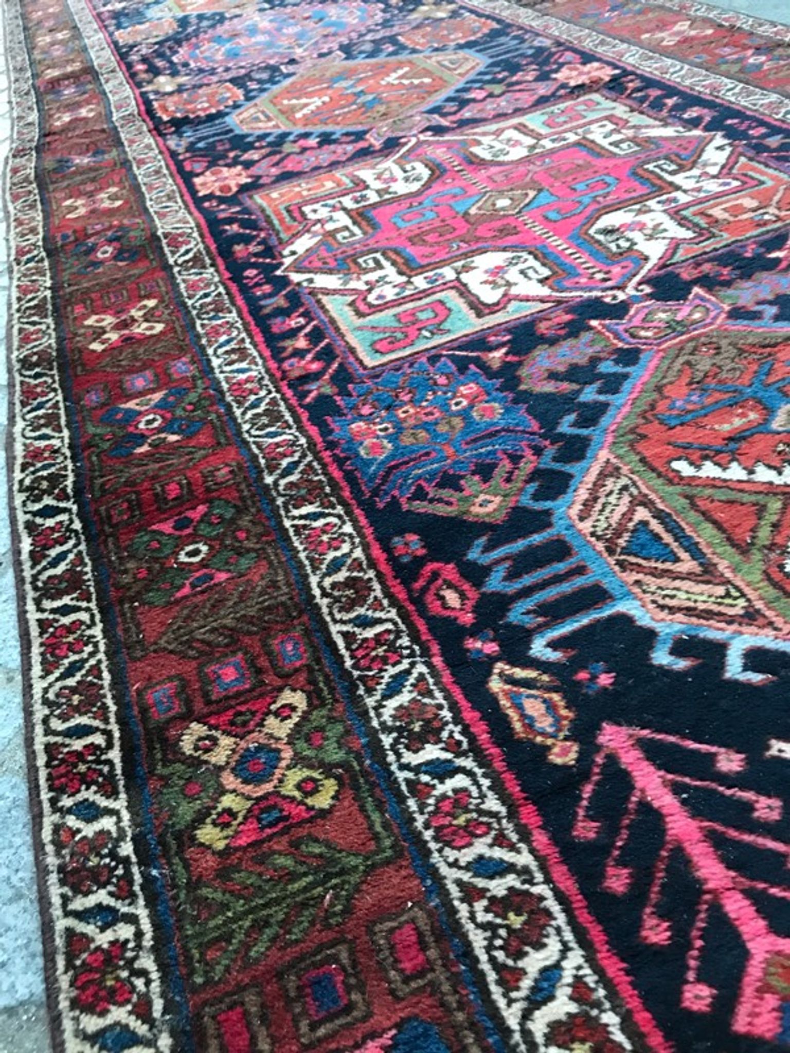 Carpet old persian corridor 100 x 375 cm