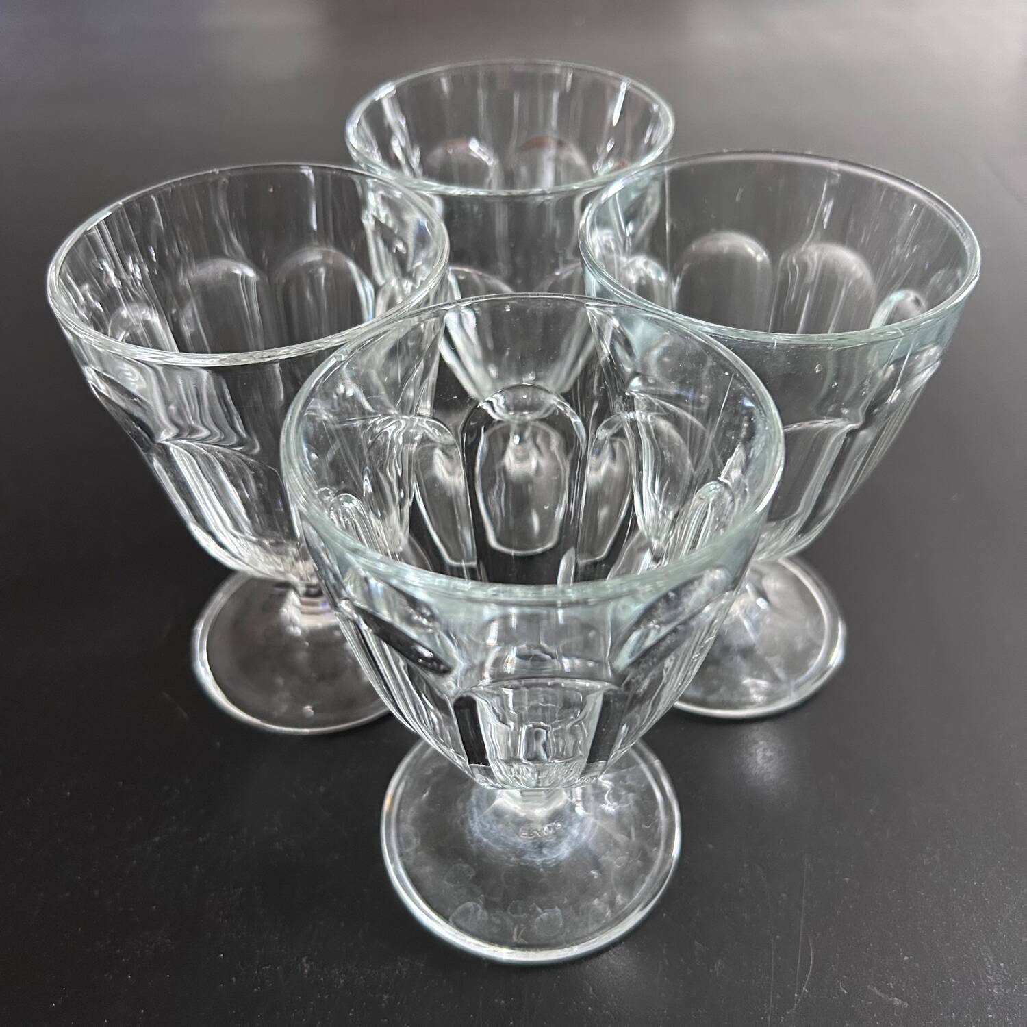 Set of 4 water and wine glasses Habitat