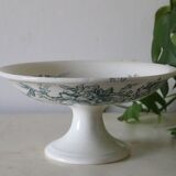 Floreal fruit bowl, from the Faïencerie Nouvelle de Givors, iron earth
