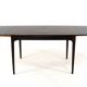 Rosewood rectangular extendable dining table 'Goes'