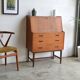 Teak secretary 77cm
