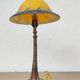 Mushroom lamp Art de France Glass paste Bronze Art Nouveau Vintage