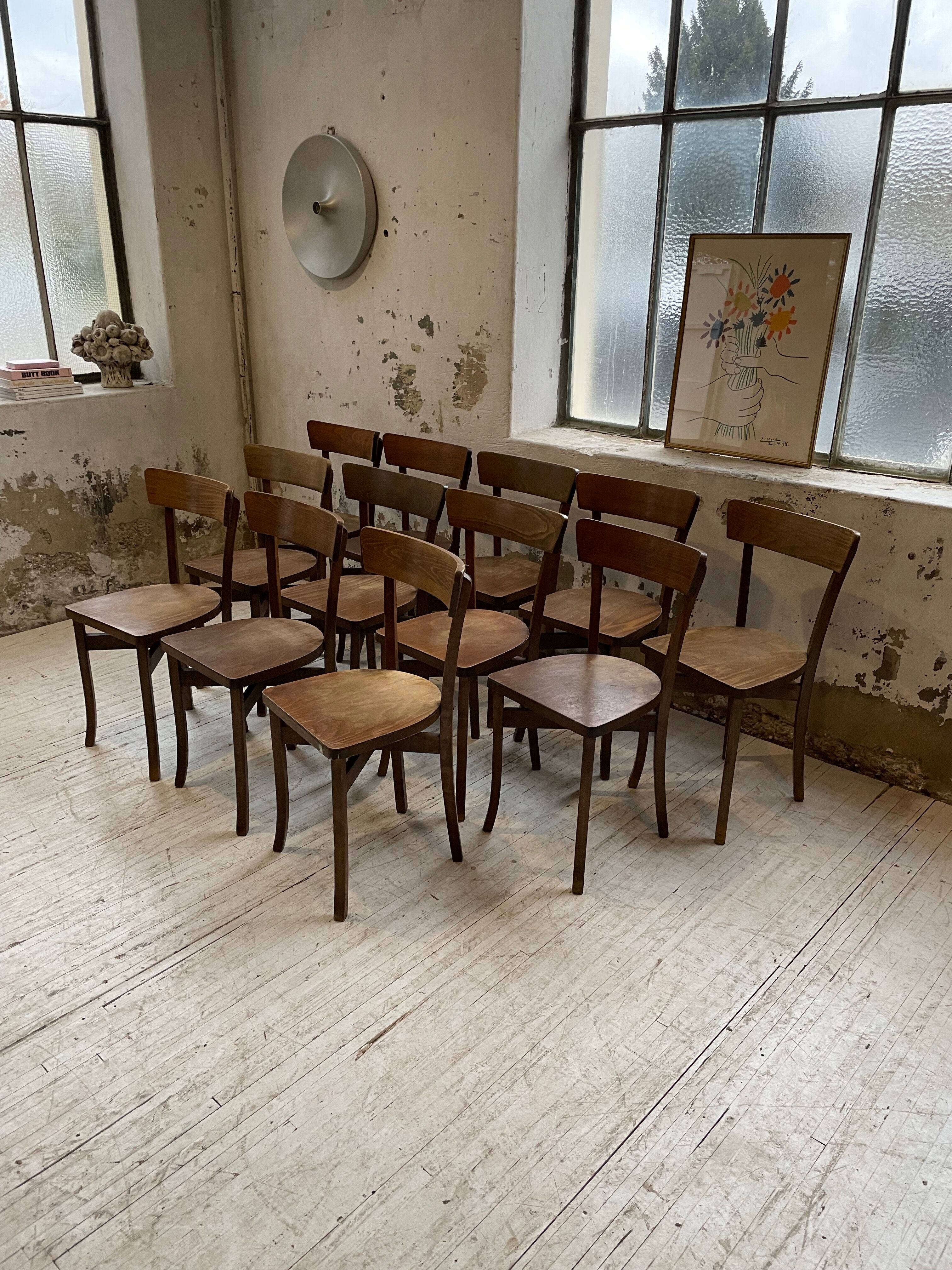 12 Baumann bistro chairs