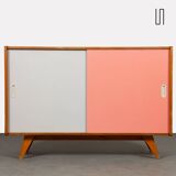 Commode rose et blanche par Jiri Jiroutek, modèle U-452 vers 1960