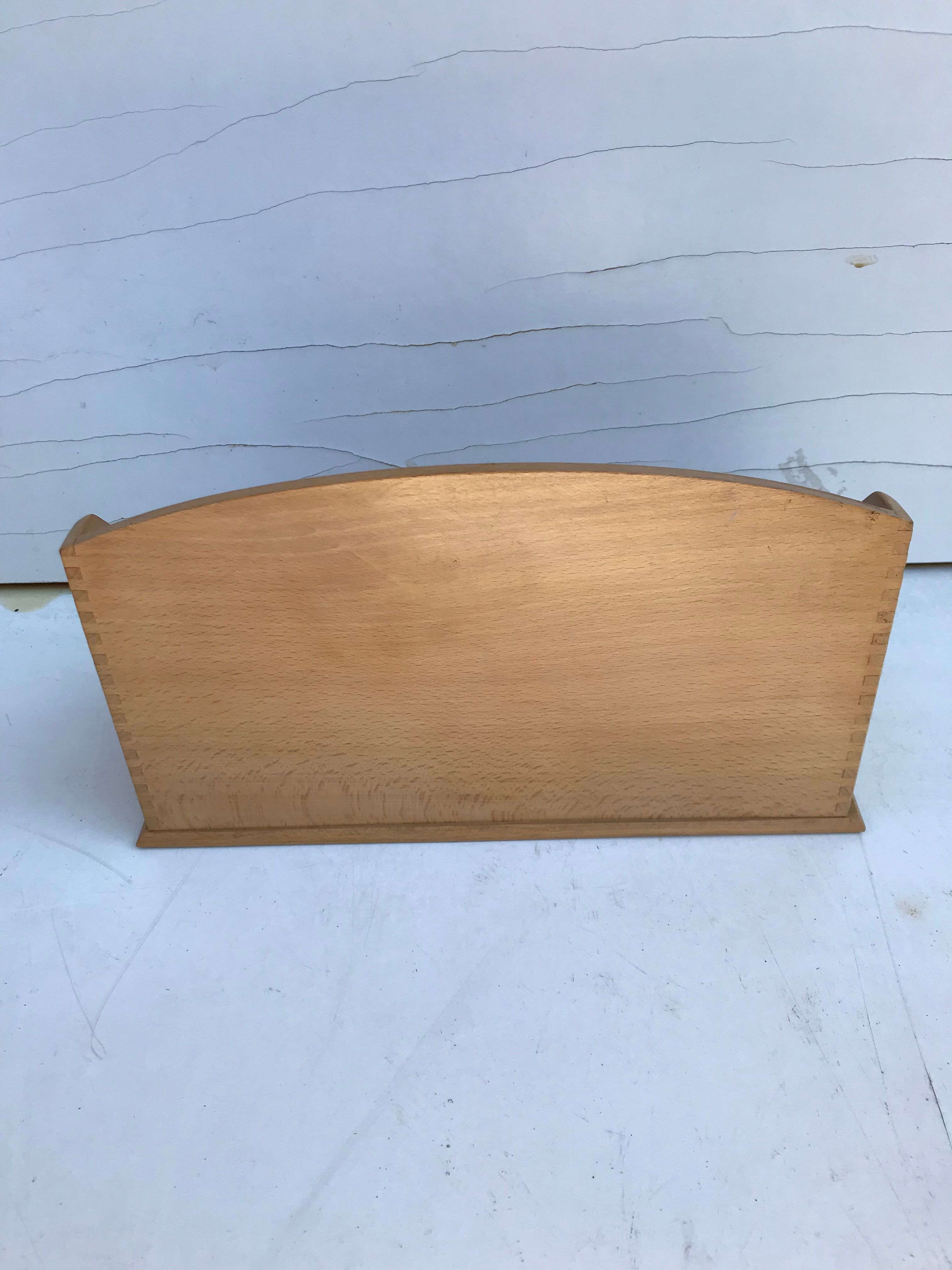 Door letters old light wood 4 boxes accessory desk vintage