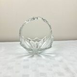 Vintage glass basket emptier