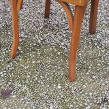 Set of 6 old bistro chairs 2 Thonet and 4 Baumann