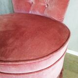 Fauteuil crapaud capitonné
