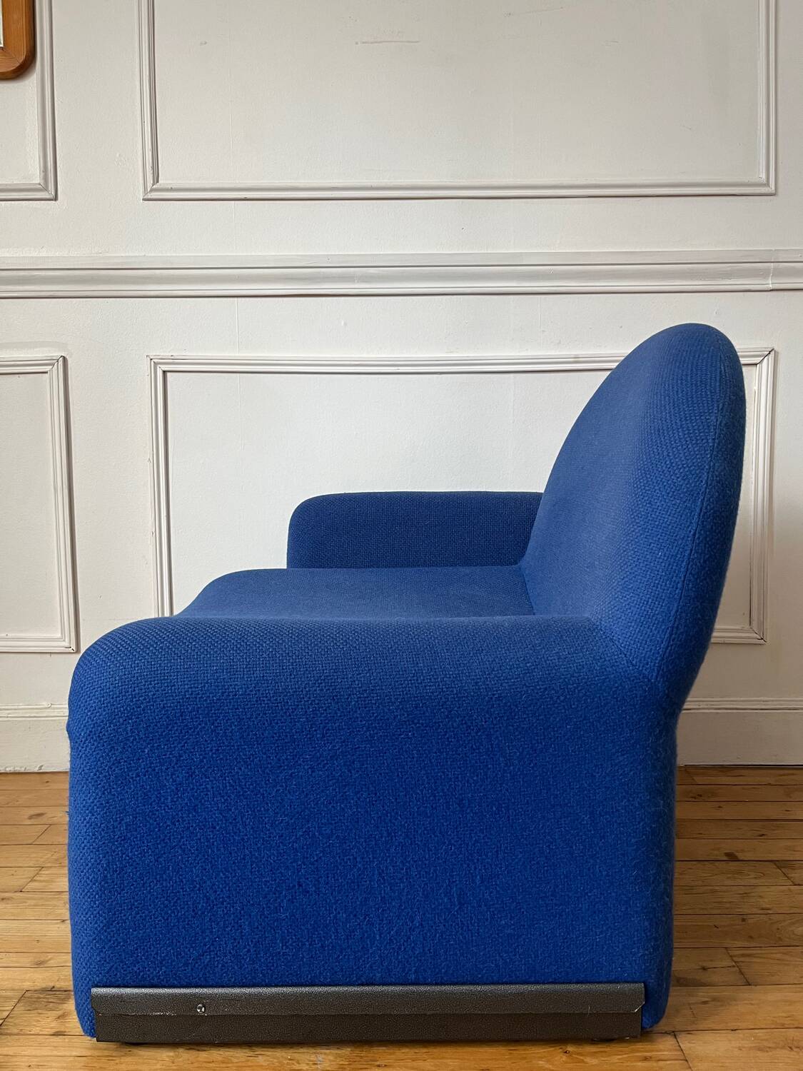 Vintage 70s wool fireside chair