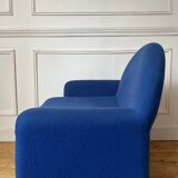 Vintage 70s wool fireside chair