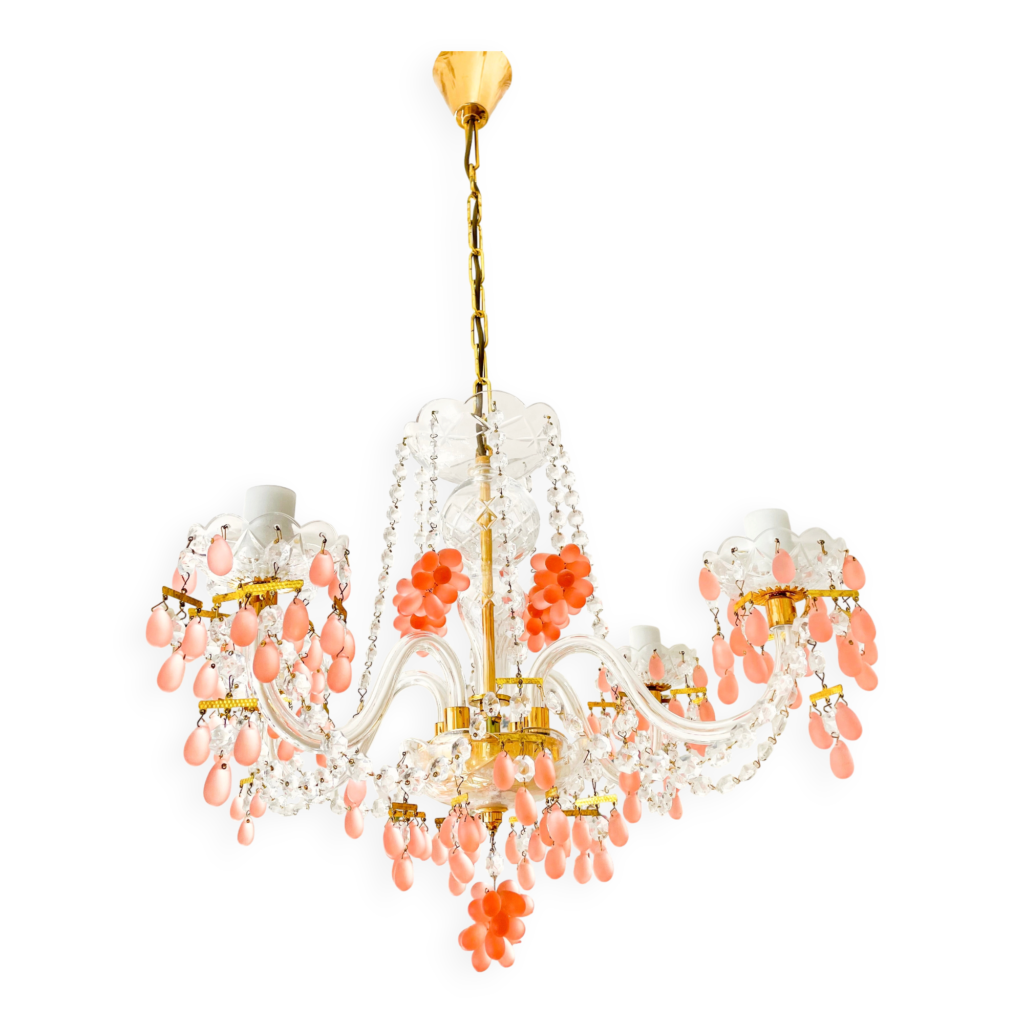 Bohemian crystal chandelier by Václav Hanus – Royal elegance