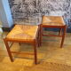 Pair of mulched stools