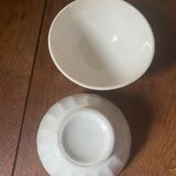 Ribbed old bowls.