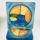 4 Square Plates Vallauris - Georges Chassin (GC) Vintage 1960-70