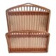 Porte lettre osier vintage