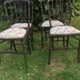 4 chaises Napoléon, chaises d'orchestre