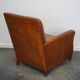 Fauteuil club cognac, années 1940