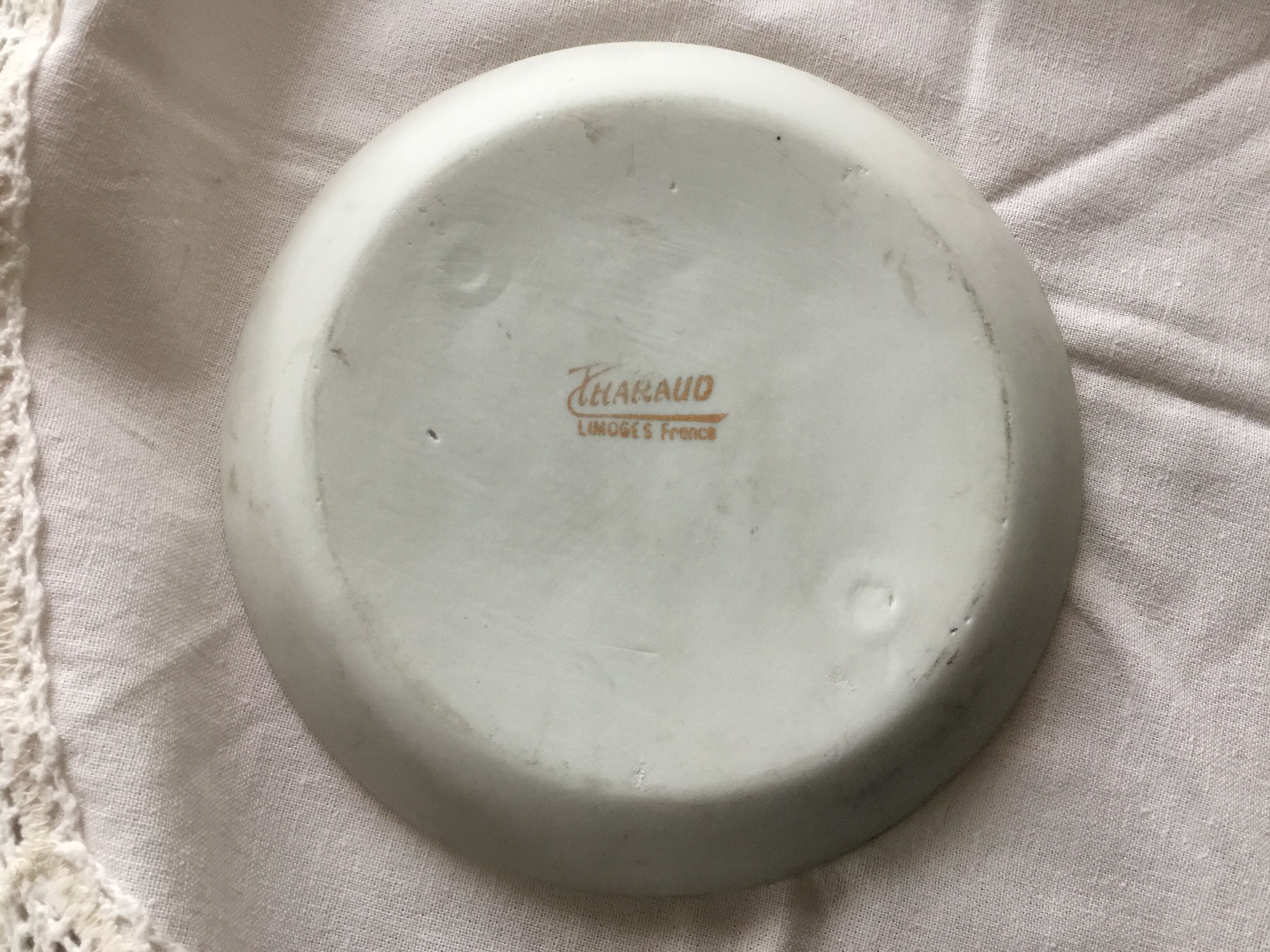 Wedgwood-style Limoges biscuit plate