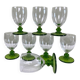 8 verres vintage
