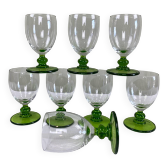 8 verres vintage