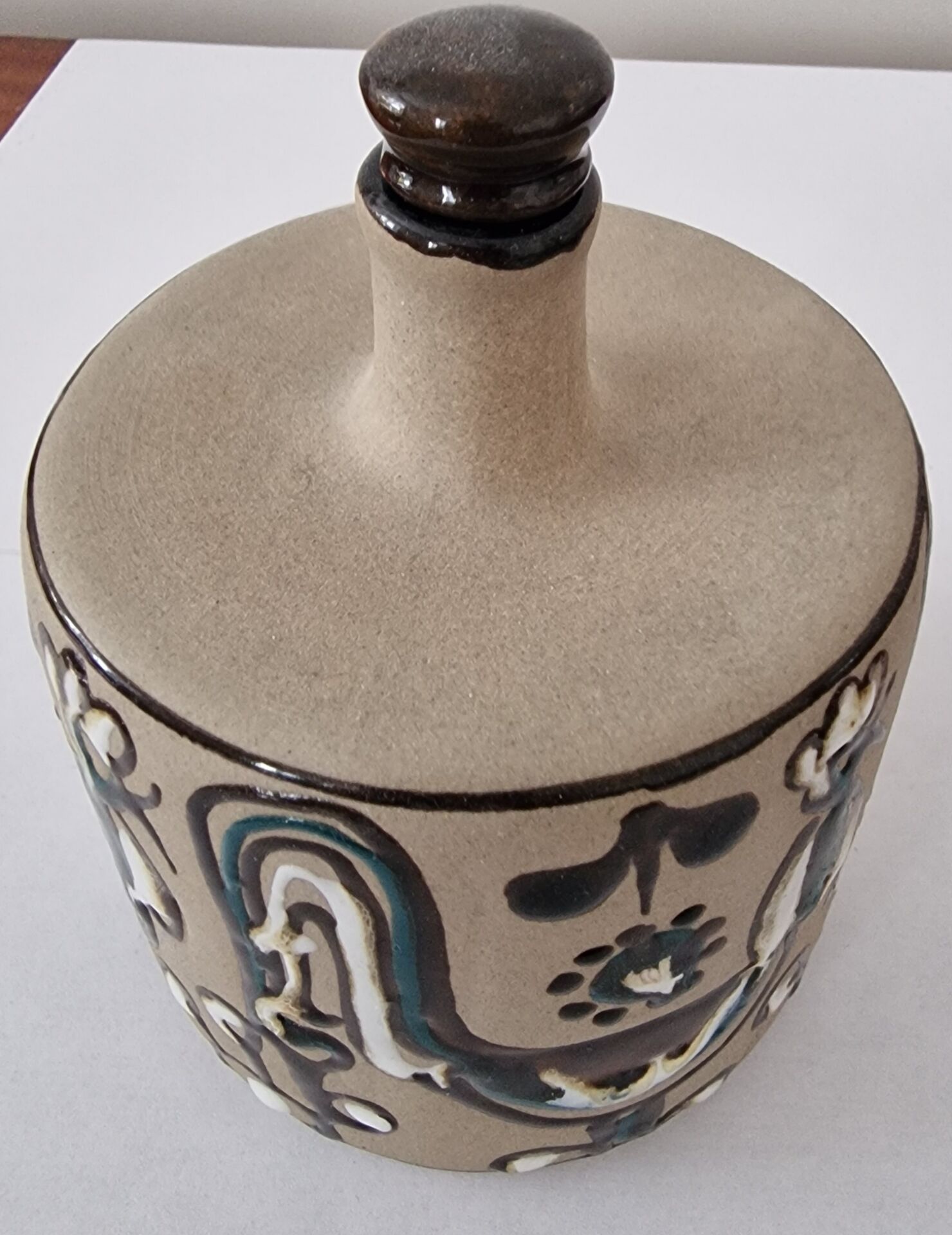 Flacon Bay Ceramic A1402 – Coq décor – West Germany – 60s/70s