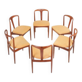 Juliane dining chairs by Johannes Andersen for Uldum Mobelfabrik, 1960s, set of 6