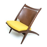 Iconic "Krysset" Chair Design Fredrik Kayser For Gustav Bahus 50s 60s Scandinavian Modern