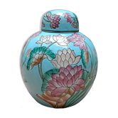 Very nice Chinese earthenware box, vintage
