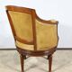 Beech Swivel Office Armchair, Louis XVI style – Late 19th century