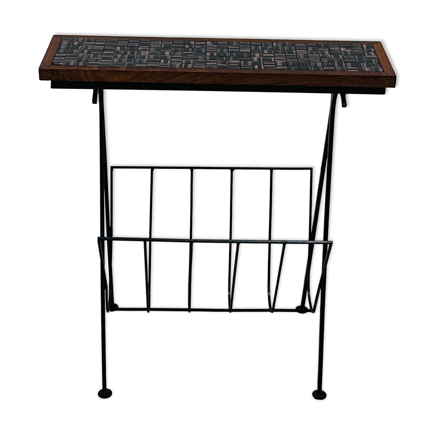 Vintage ceramic magazine table