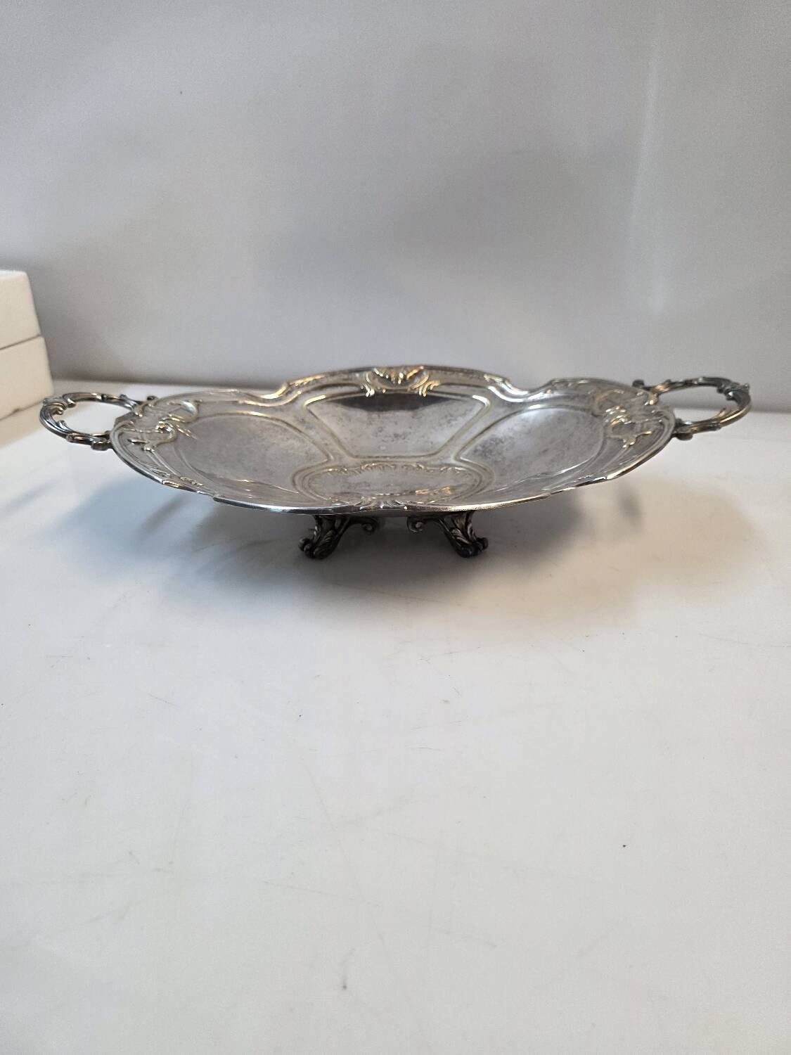Louis XV style silver-plated metal centerpiece