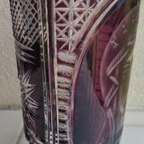Bohemian crystal vase