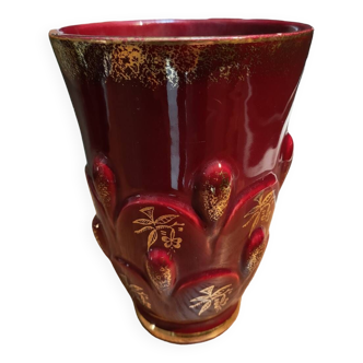 Earthenware vase St Clément B.Letalle