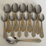 Set of 12 pieces 24k spoons