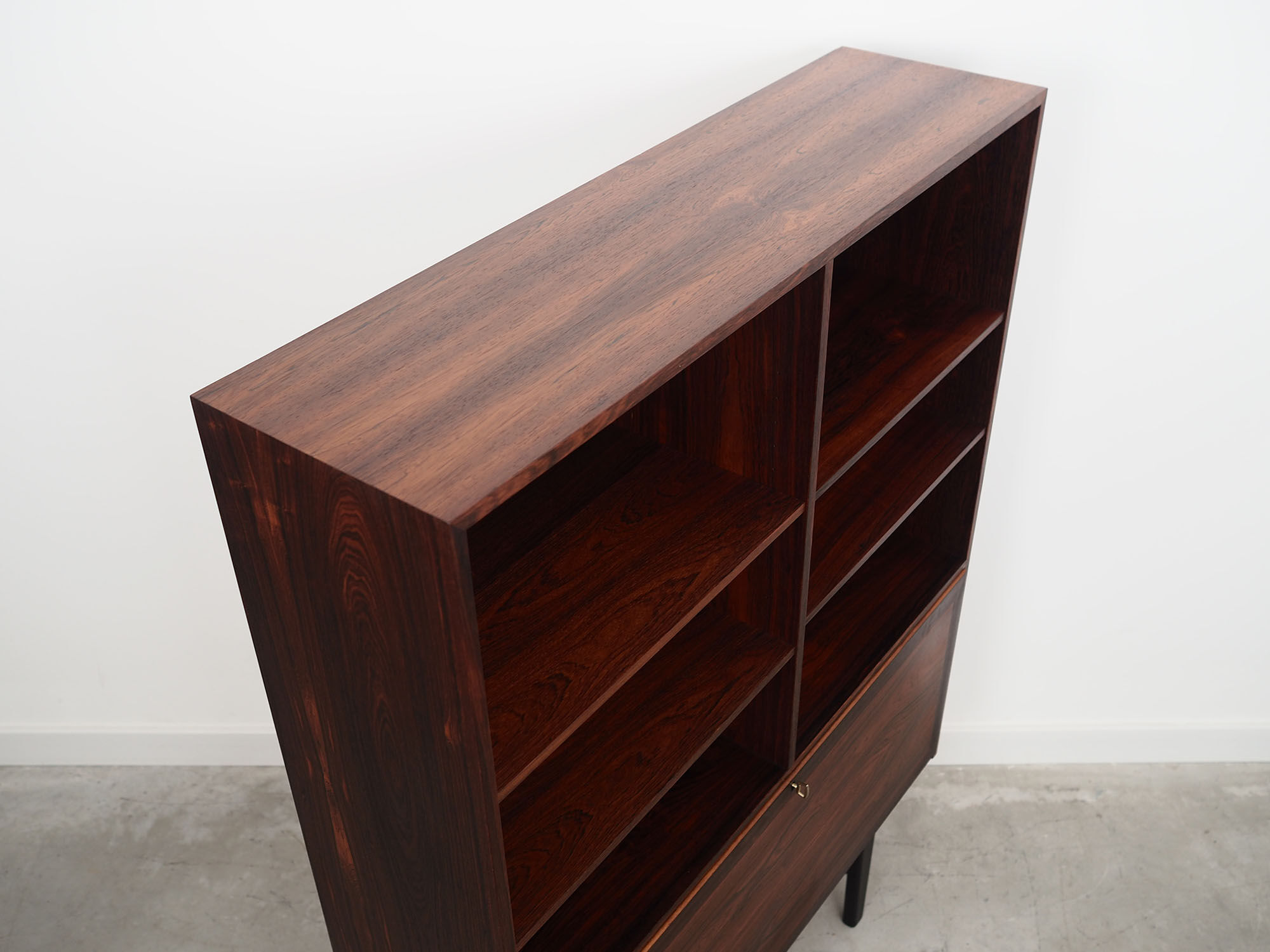 Rosewood bookcase, Danish design, 1960s, designer Carlo Jensen, manufacturer Hundevad