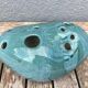 Roller spike flowers, blue-green ceramics