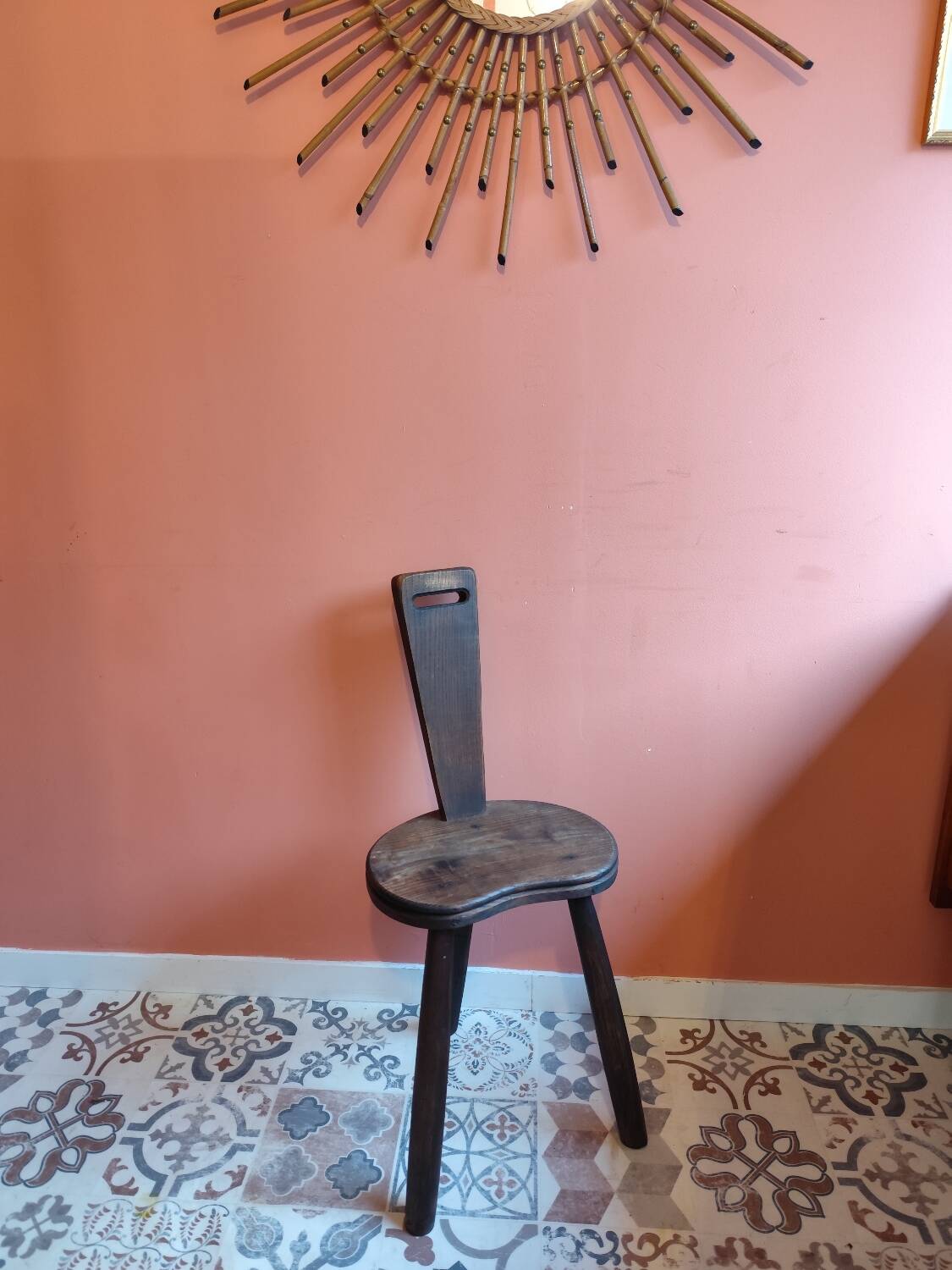 Vintage brutalist chair