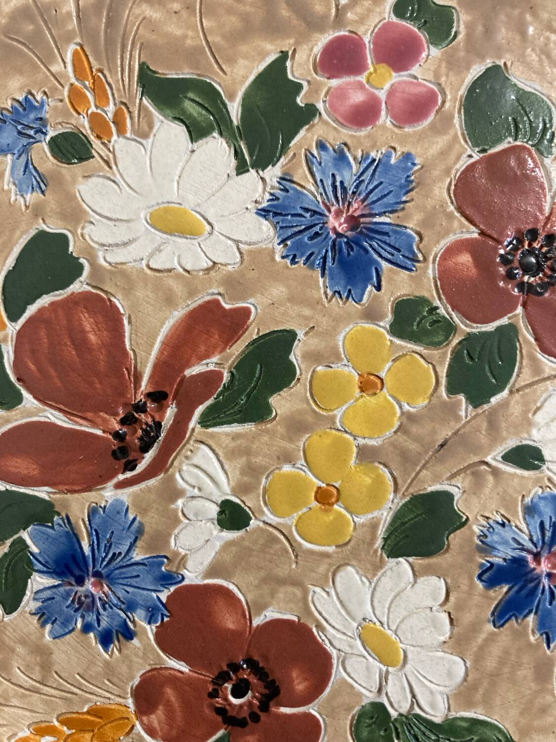 Old Vallauris plate Jerome Massier