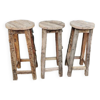 folk art stools