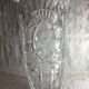 Vintage bohemian cut crystal vase