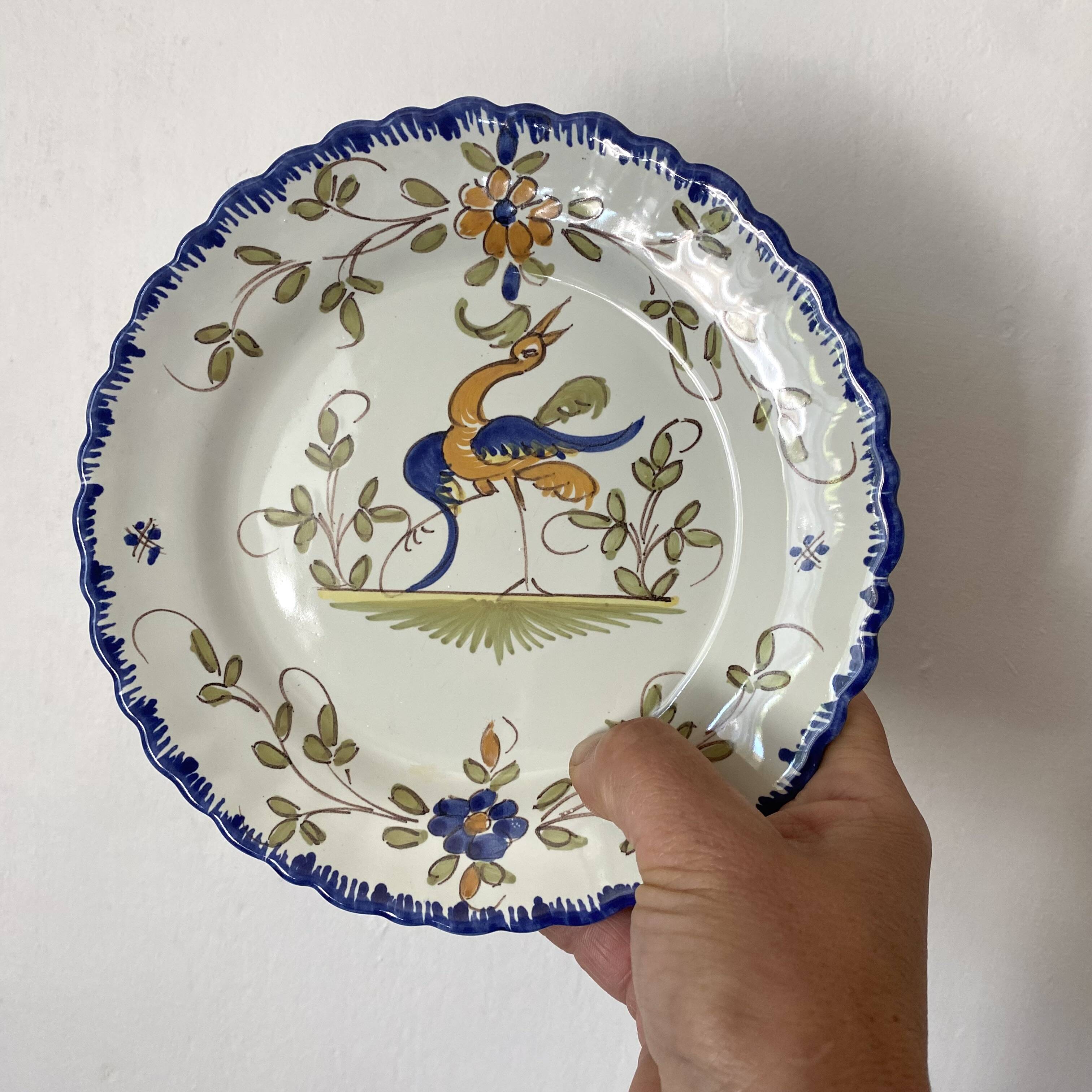 Assiettes à dessert au vieux Martres Tolesane