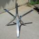 Chrome and glass table