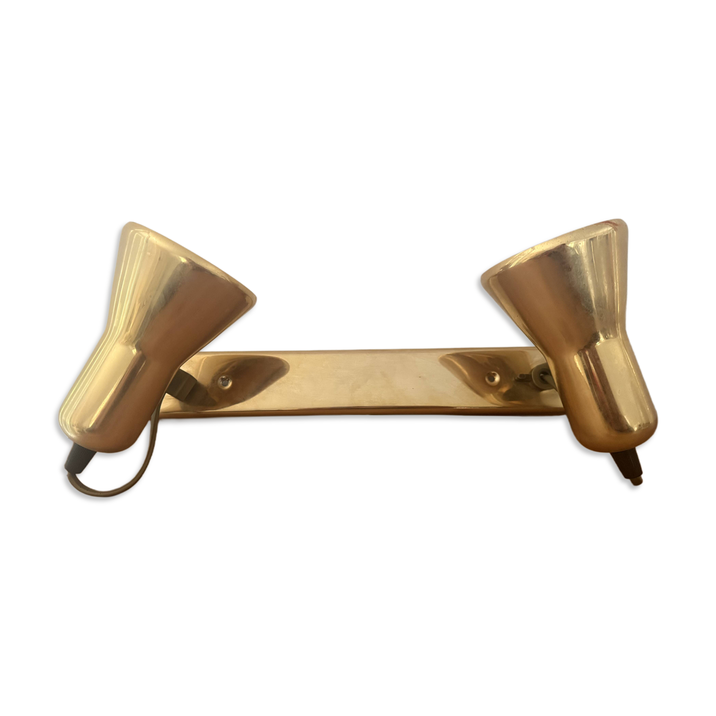 Vintage double spot wall light