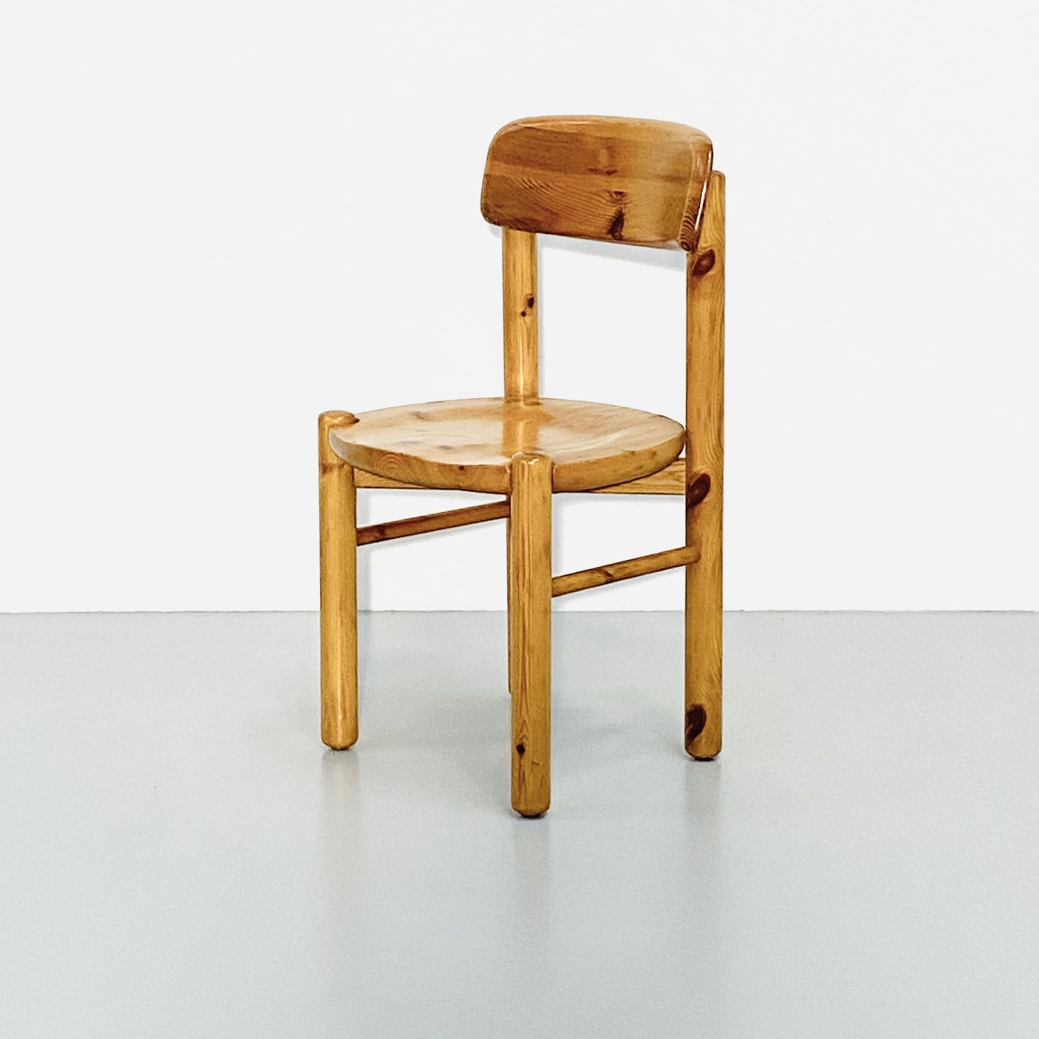 Danish chairs in solid pine by Rainer Daumiller for Hirtshals Savaerk, 1970