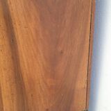 Empire bedside table with detached columns in walnut 19th