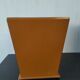 Leather wastebasket