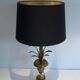 Palm Tree Table Lamp in Brass, Neoclassical Style, in the Taste of Maiso