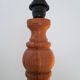 Antique turned wooden lamp base