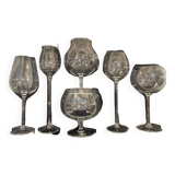 Verres a degustation en cristal Moser creation Chocholaty Prague